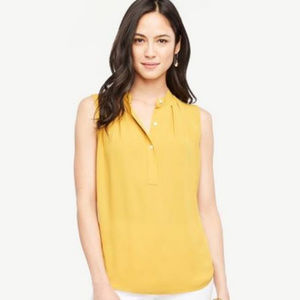 NEW WITH TAGS - Ann Taylor Pleated Popover Shell